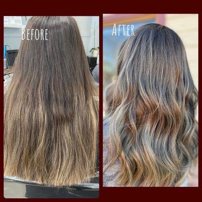 Balayage and cut by jackyg