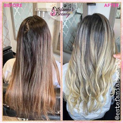 Balayage and color correction