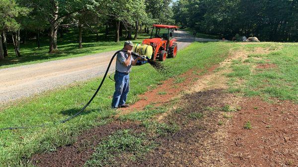 applying ProGanics top soil replacement