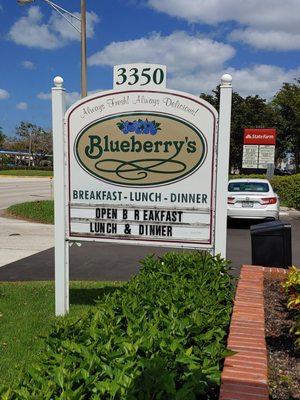 Welcome sign