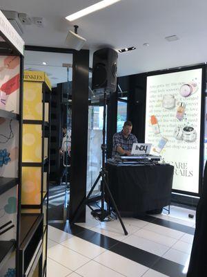 Sephora uptown opening day DJ