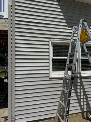 Siding repair/replacement.