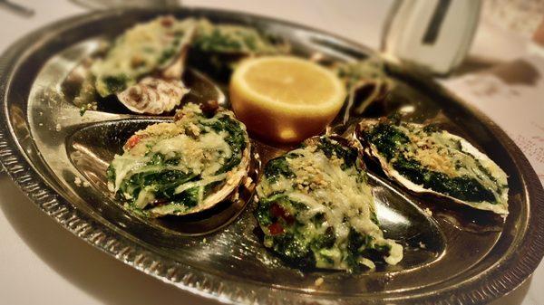 Oysters Rockefeller