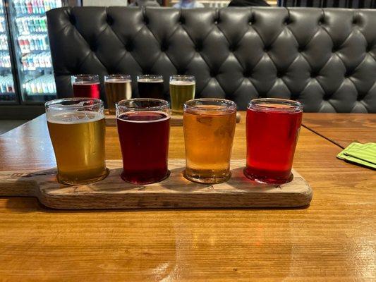 Cider flight.