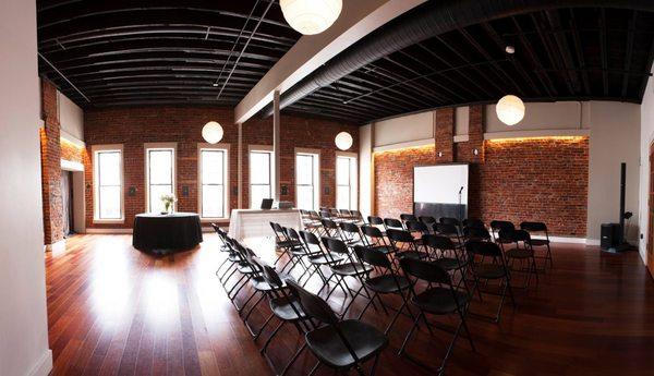 Host your next offsite meeting, panel, or C-Level Summit at 2127 Larimer. Photo: Sean Hagwell