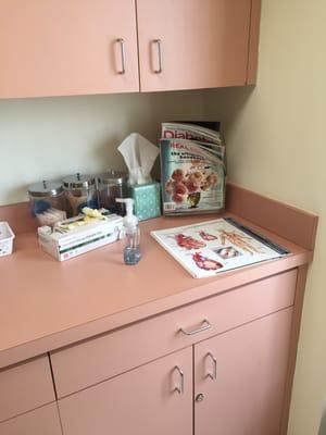 Typical Primary Care Physician room setup. Very clean.