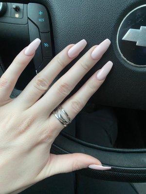 Acrylic manicure