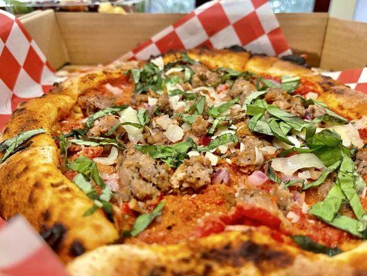 Italian Sausage pizza