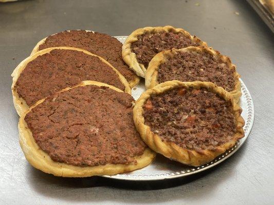 Armenian and Lebanese Meat Pies