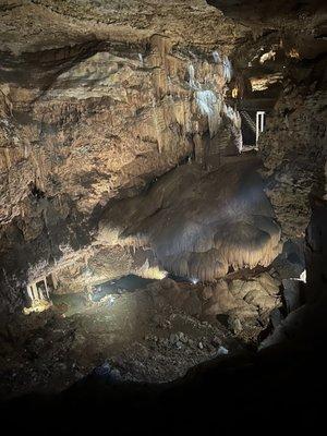 View inside cave