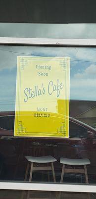 Cafe 3830 closed and will be reopening as Stella's cafe...