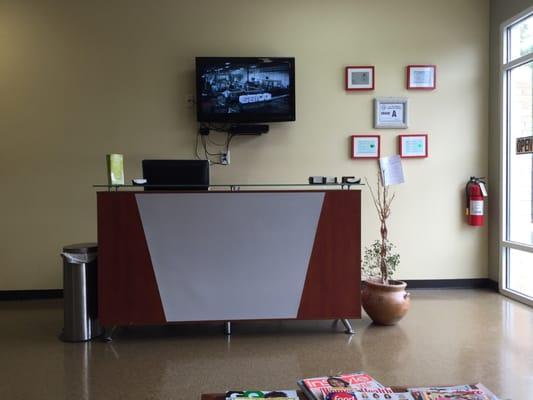 Check-in desk