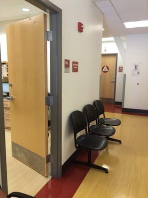 Blood test room