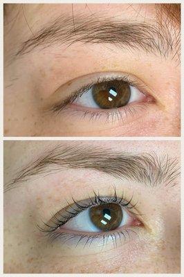 Even little lashes can make big differences with a lash lift!