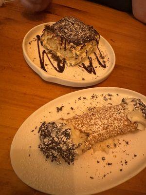 Tiramisu & Cannoli