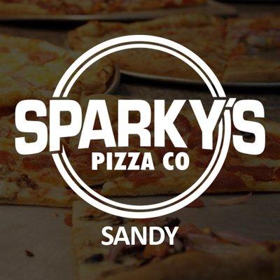 Pizza at Sparky's Pizza: Sandy logo