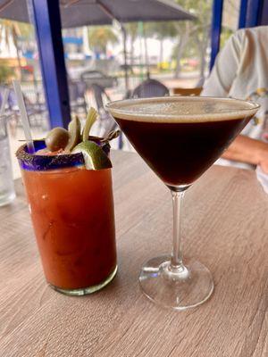 Bloody Mary and Espresso Martini