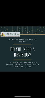 Do you need to Revise your tax return?