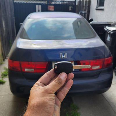 Honda key duplication