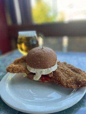 Katsu Schnitzel Sandwich