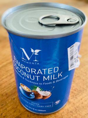 Evaporated Coconut milk is shelf stable & perfect for long term storage. Big Big Big!!!