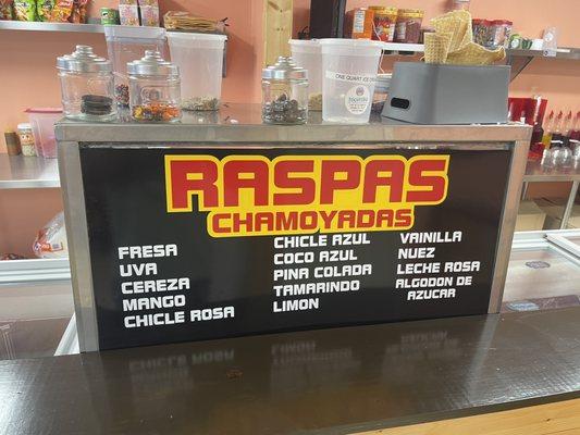 Raspa flavors