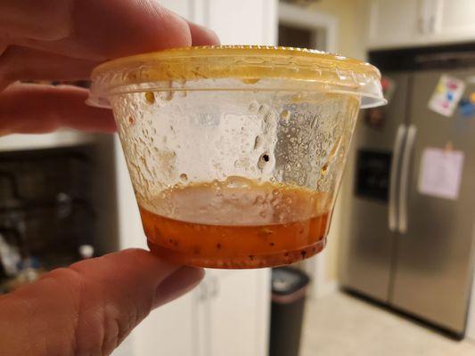 Wow, this is one serving of dressing? Really?