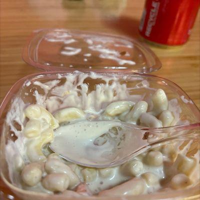 A very good $1.70 macaroni salad. Went on vacation and this was are first stop. Took a bite and I fell in love.