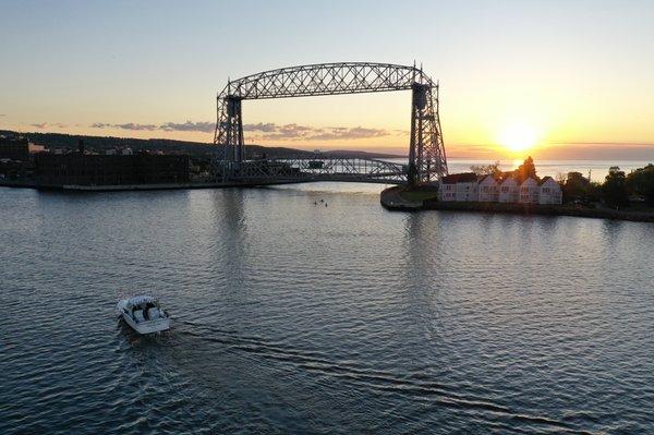 Sunrises at FishNorthMN are seen often. Book a morning trip to see sunrises like this.