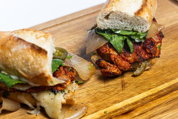 Pollo Asado - Caribbean Sandwich