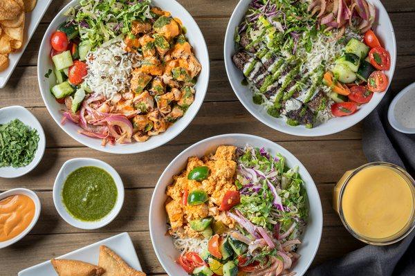 Bowls - Basmati Rice & Fresh Cut Salad