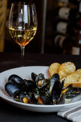 Steamed Mussels