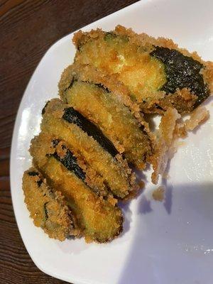 Fried zucchini