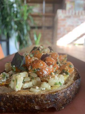 Charred Corn Tartine