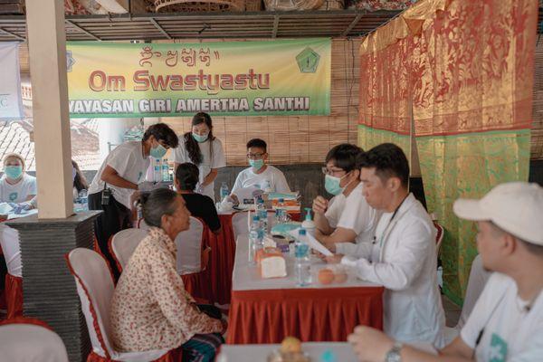 Pyo Clinic's free health checks in Jembrana, Bali, were a success, with 300 individuals check up