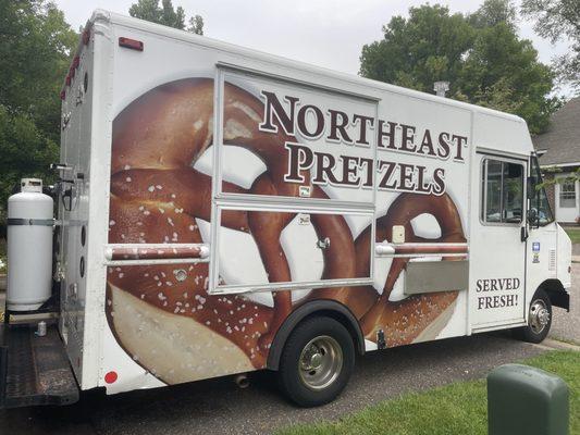 Northeast Pretzels Food truck