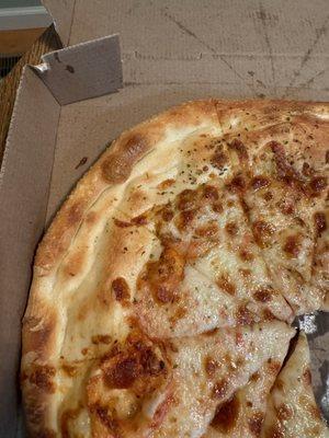 Terrible $14 cheese pizza. I've had better breadsticks!