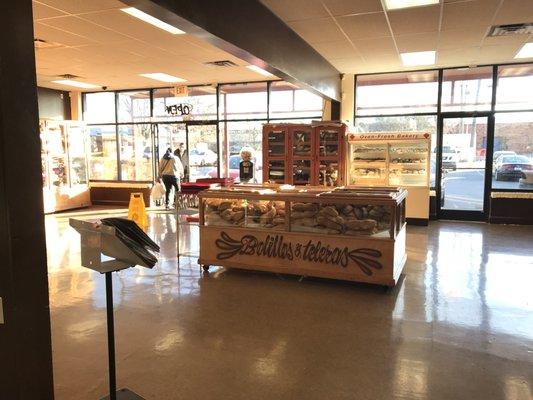 Inside the bakery