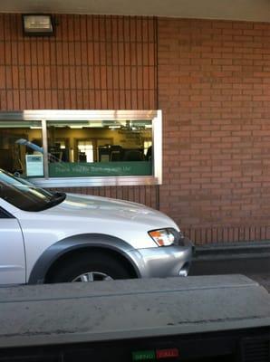 Drive thru banking