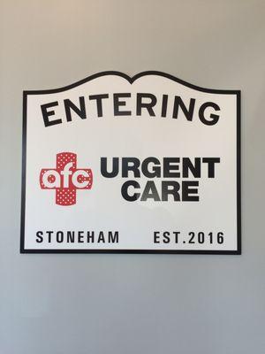 AFC Urgent Care @ Stoneham!