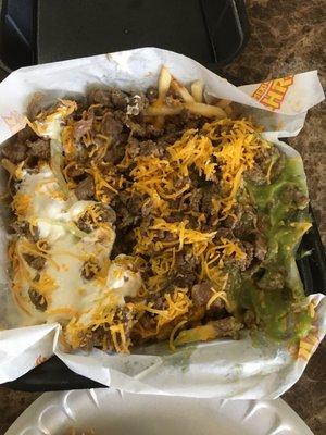 Carne asada fríes