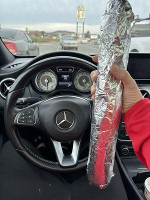 Huge burrito