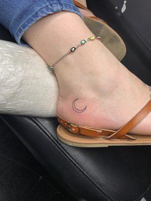 Moon tattoo