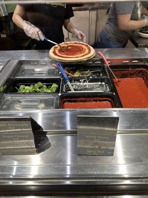 Build Your Own pizza