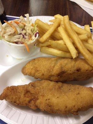 Friday Lent Fish Fry! Two piece cod!! Yummm