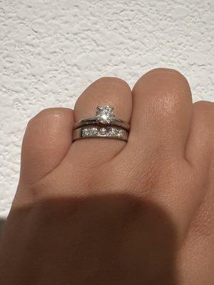 Engagement wedding rings