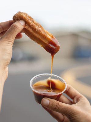 Mini Churros (5 Pack) with Caramel Sauce