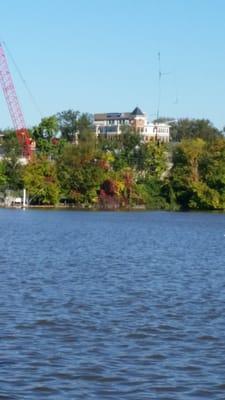 The staff are always very attentive to every tenants needs! This is the outside view of 1600 Pennsylvania Ave, SE from across the river.