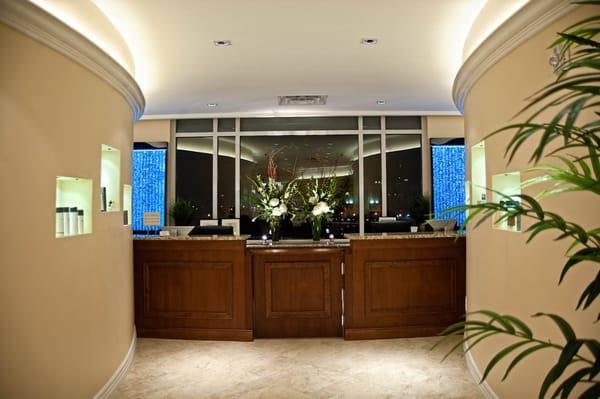 Front reception desk