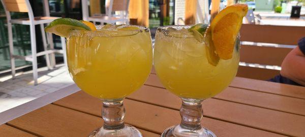 Mango Margarita and Classic Margarita